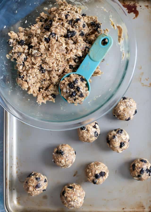 Blueberry Coconut Oat Energy Balls [vegan, glutenfree] • Fit Mitten