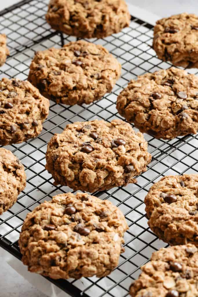 Whole Wheat Chocolate Chip Oatmeal Cookies • Fit Mitten Kitchen