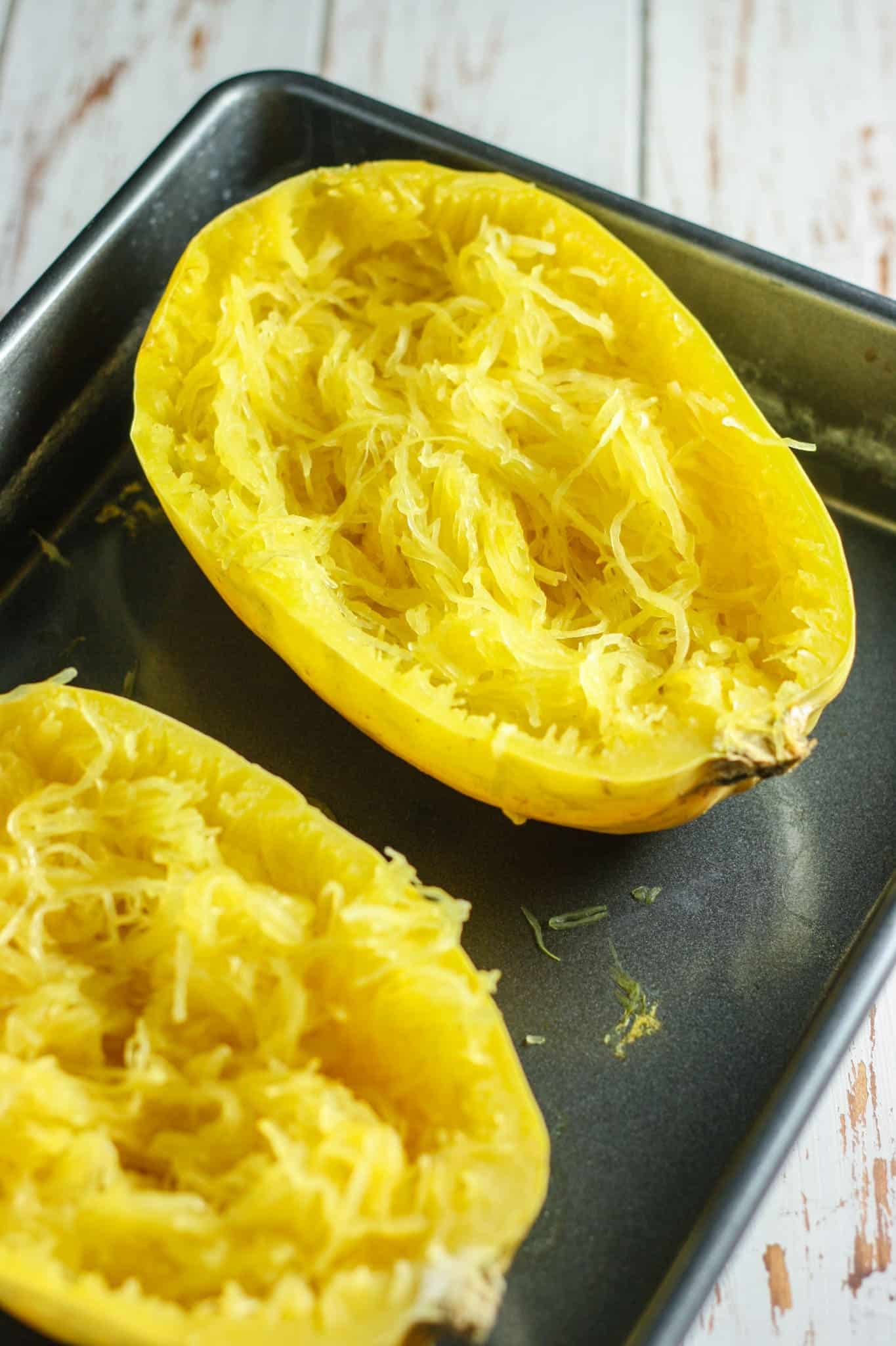Greek Spaghetti Squash Bowls • Fit Mitten Kitchen