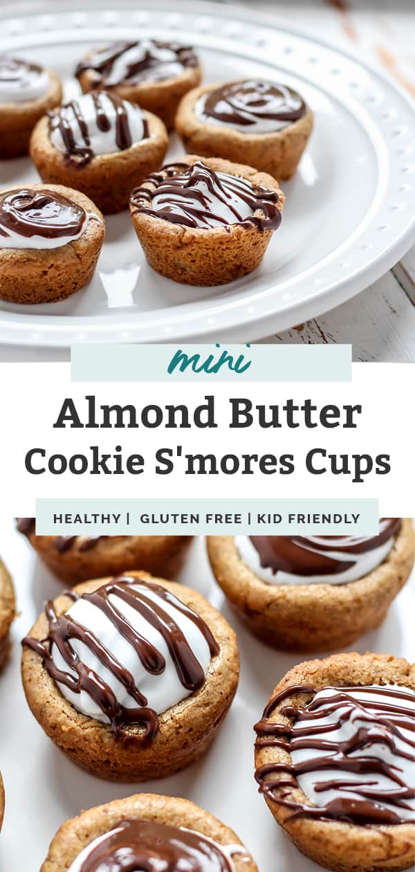 Almond Butter Cookie S'mores Cups • Fit Mitten Kitchen