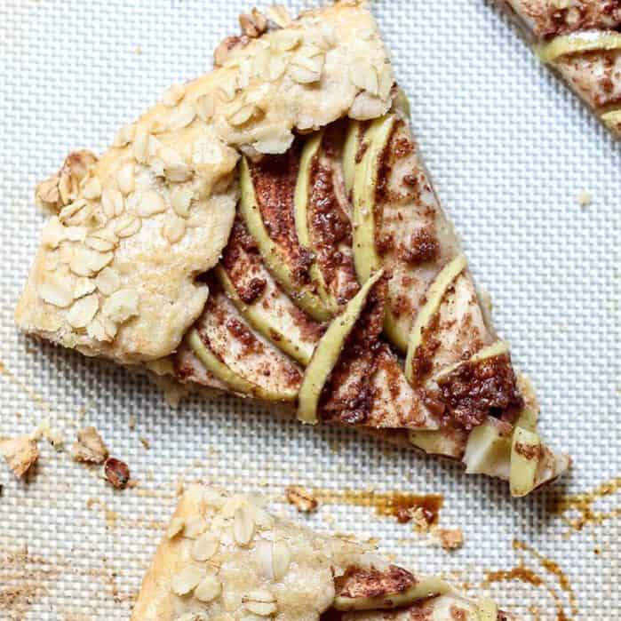 Whole Wheat Chai Spiced Apple Galette • Fit Mitten Kitchen