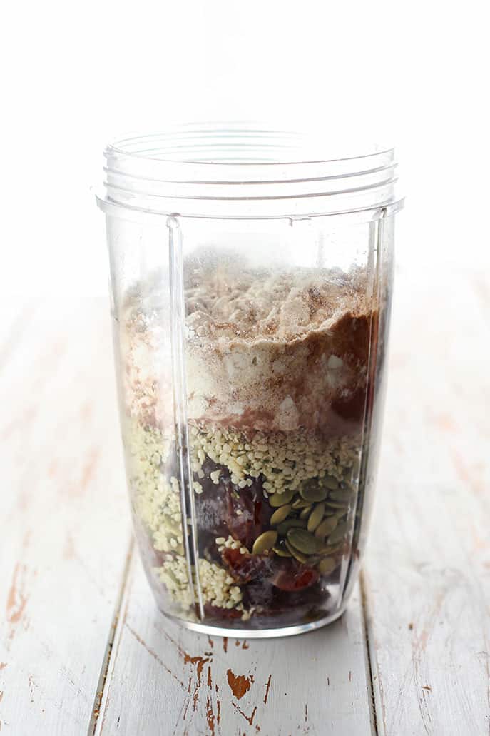 NutFree Ginger Chocolate Protein Bars • Fit Mitten Kitchen