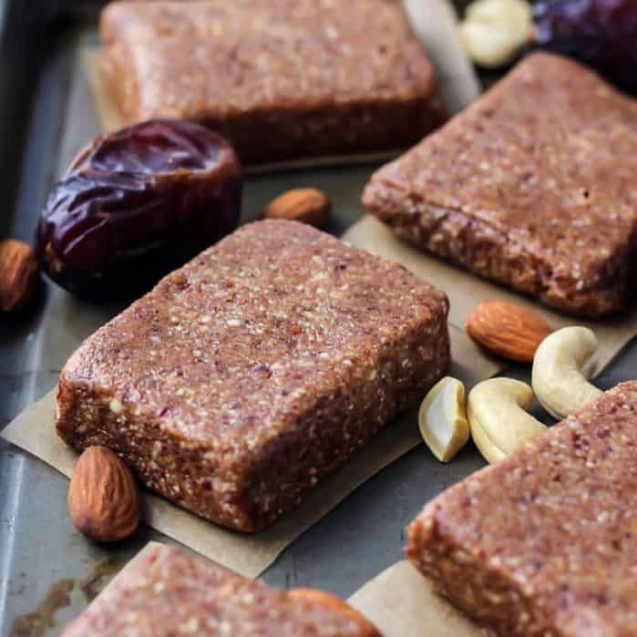 4Ingredient Homemade Protein Bars {Whole30 Paleo} • Fit Mitten Kitchen