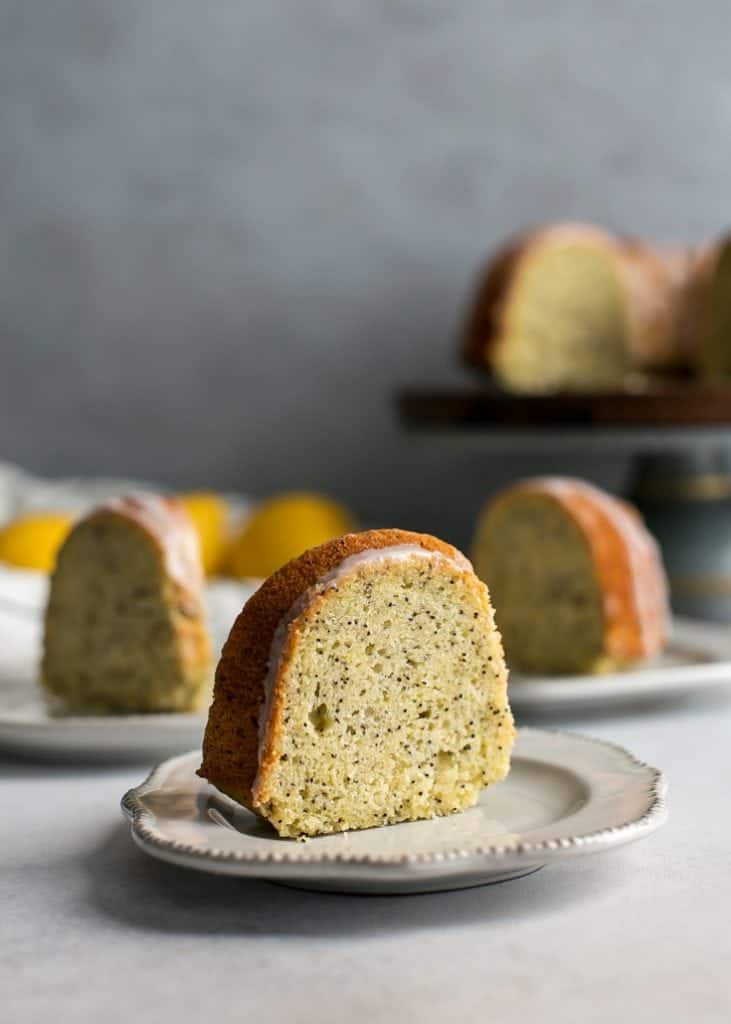 GlutenFree Lemon Poppy Seed Bundt Cake • Fit Mitten Kitchen