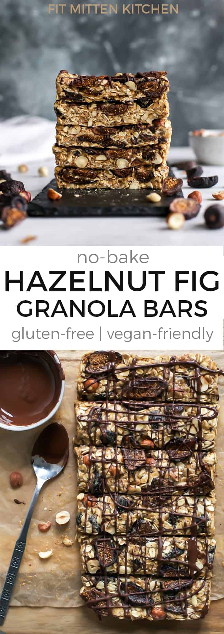 Hazelnut Fig Granola Bars • Fit Mitten Kitchen