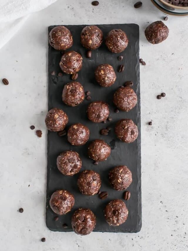 Chocolate Espresso Tahini Energy Balls • Fit Mitten Kitchen