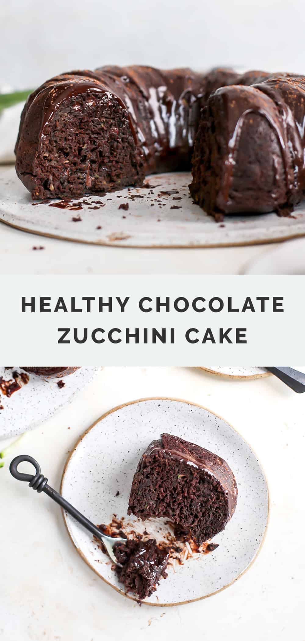 Triple Chocolate Zucchini Cake • Fit Mitten Kitchen
