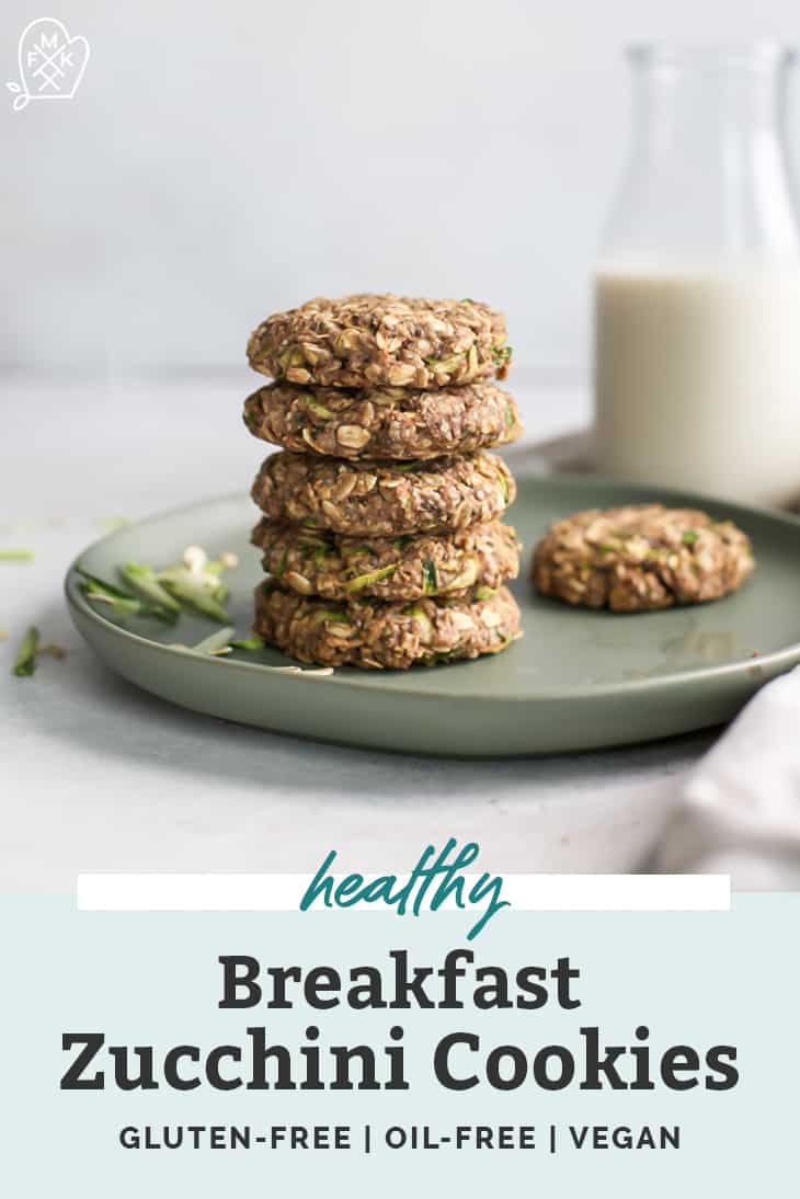 Healthy Breakfast Zucchini Cookies • Fit Mitten Kitchen