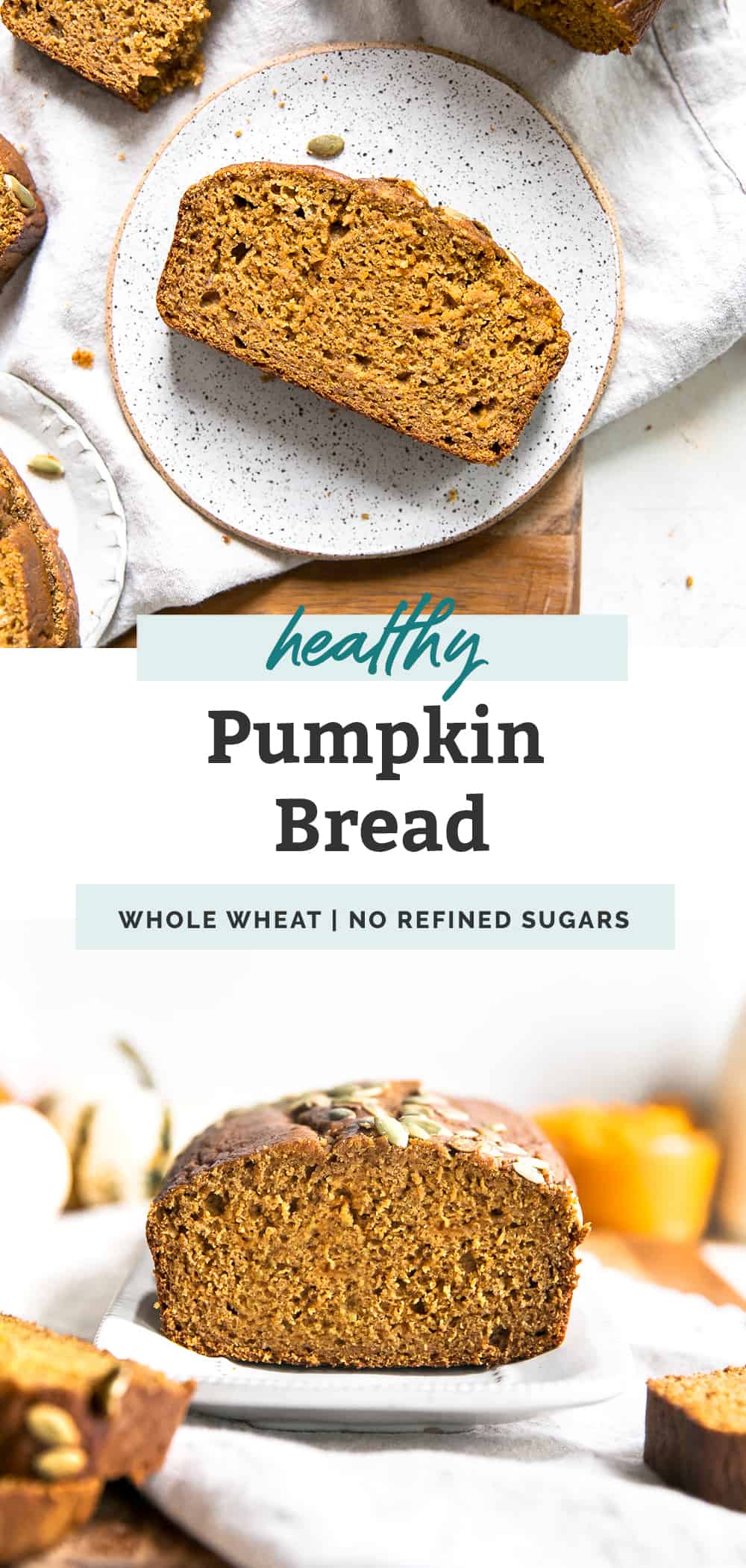 Whole Wheat Pumpkin Bread • Fit Mitten Kitchen