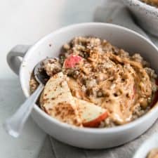 Instant Pot Steel Cut Oats With Apples Cinnamon Fit Mitten Kitchen