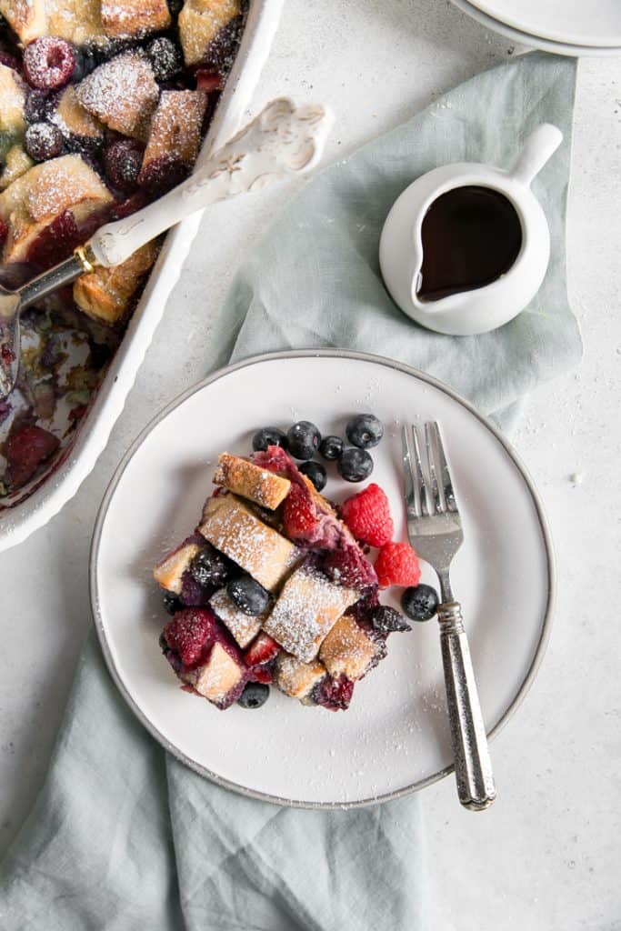 Baked Berry French Toast Casserole • Fit Mitten Kitchen