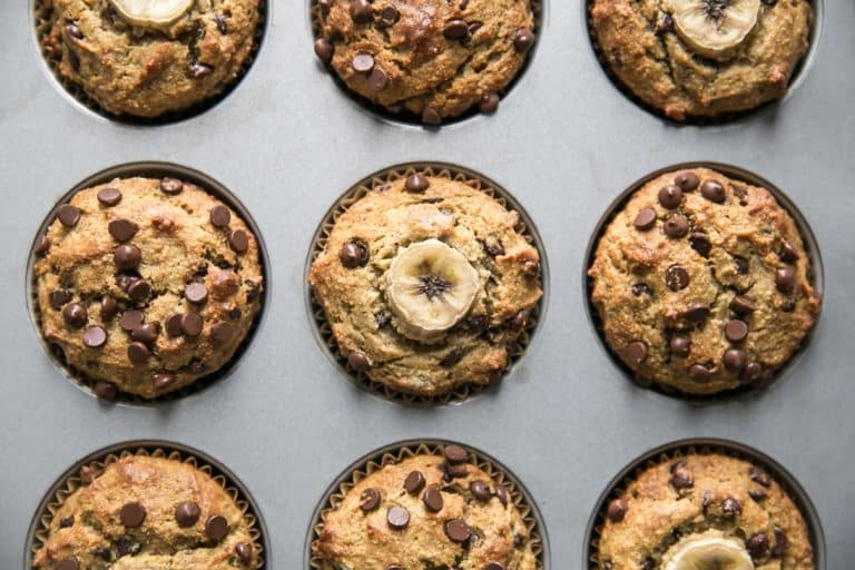 Almond Flour Banana Muffins • Fit Mitten Kitchen