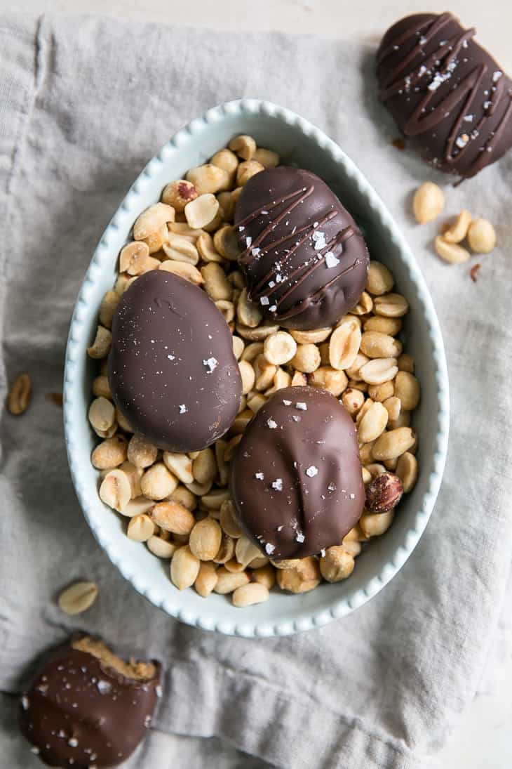 Easy Healthy Peanut Butter Eggs • Fit Mitten Kitchen - Healthy Grain-Free Peanut Butter And Egg Snacks