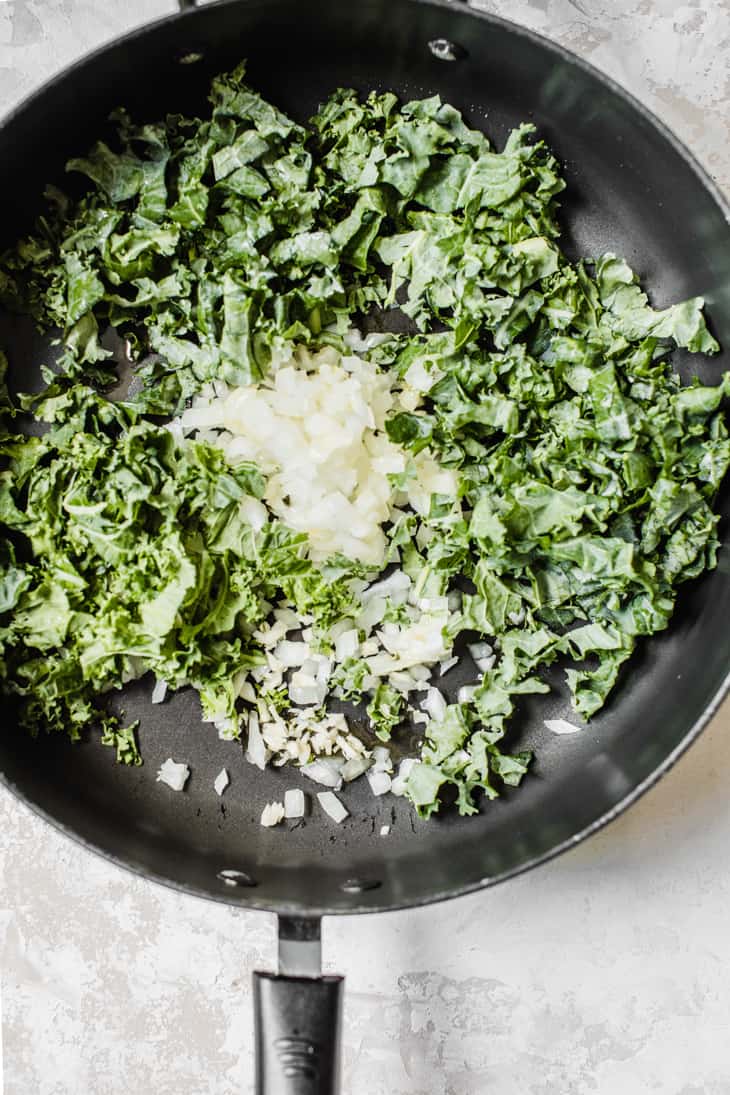 Easy Kale & Feta Egg Bake • Fit Mitten Kitchen