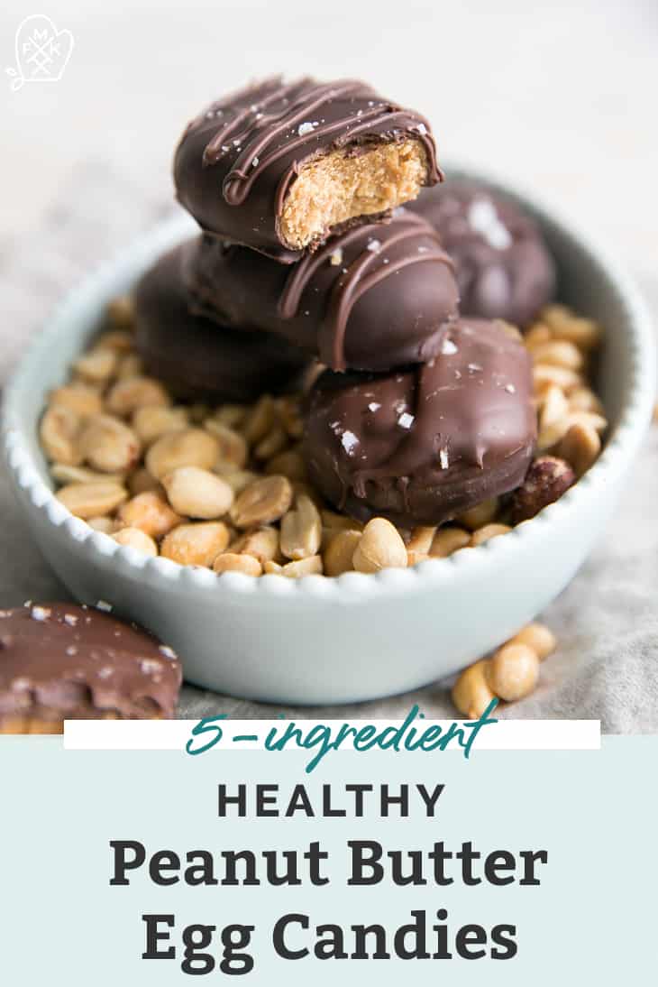 Easy Healthy Peanut Butter Eggs • Fit Mitten Kitchen