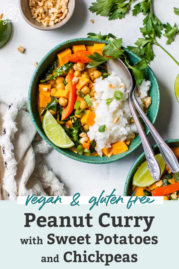 Red Thai Style Peanut Sweet Potato Curry • Fit Mitten Kitchen