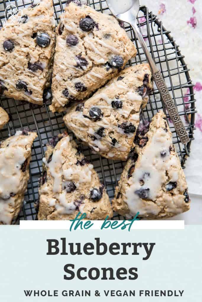The Best Blueberry Scones {Vegan} • Fit Mitten Kitchen