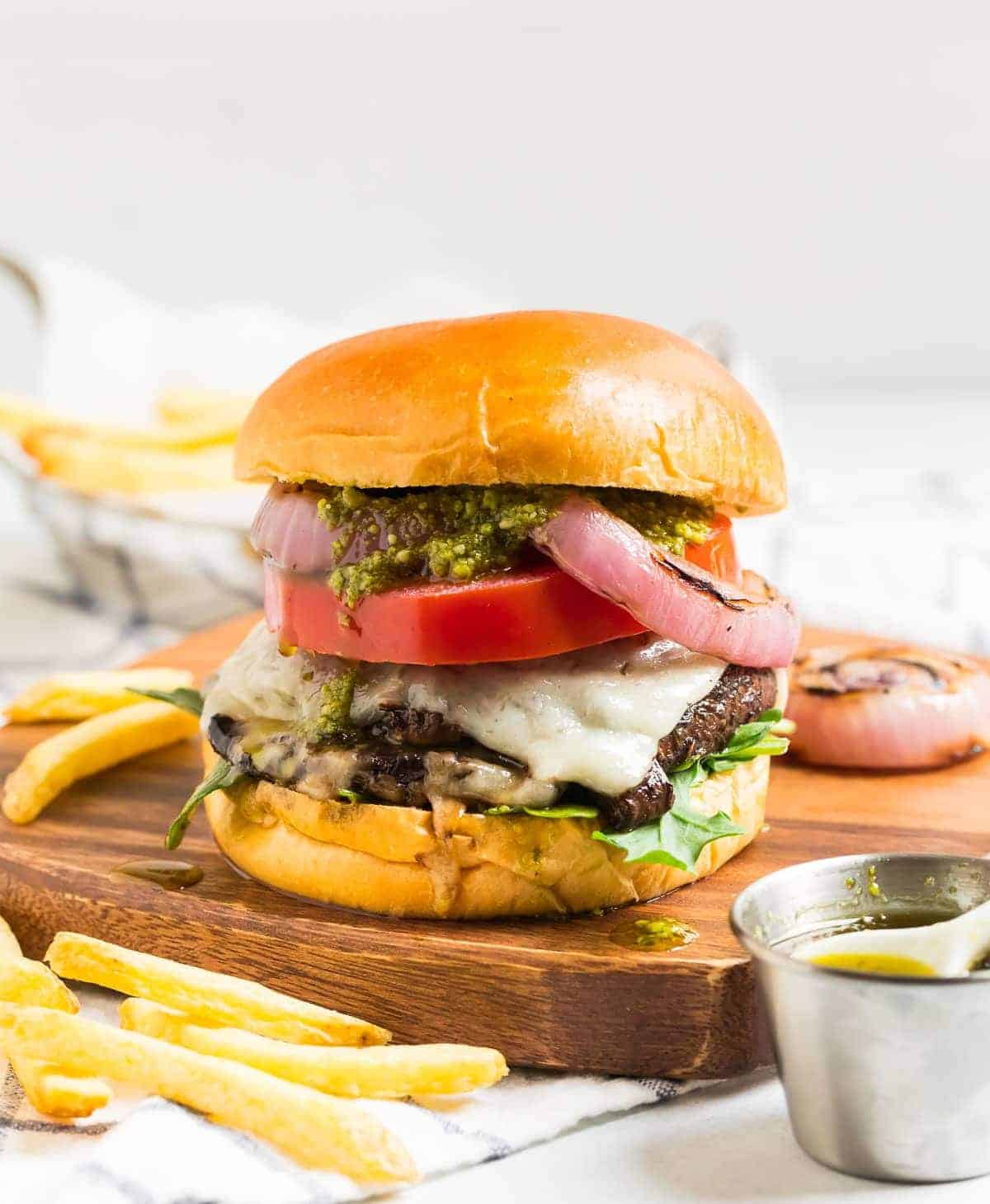 StuffedPortobelloMushroomBurger • Fit Mitten Kitchen
