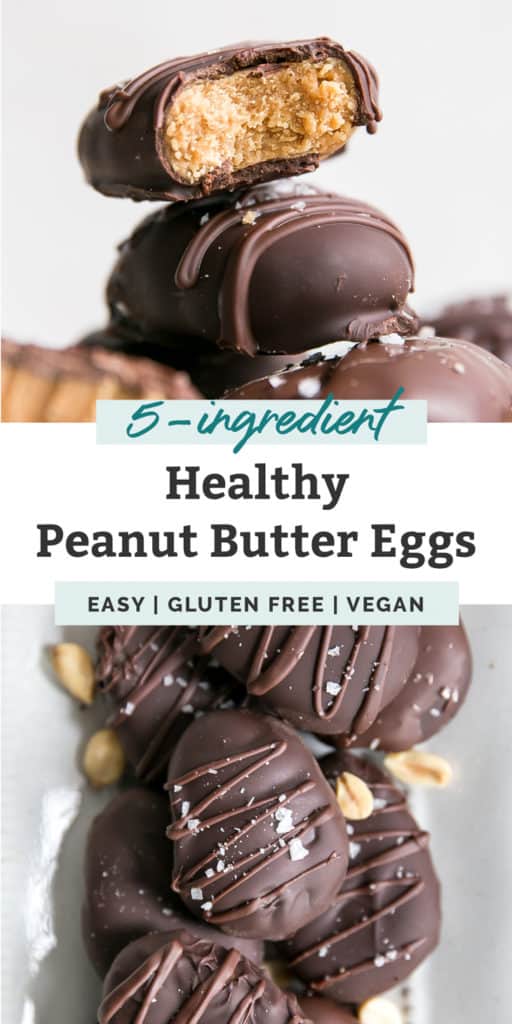 Easy Healthy Peanut Butter Eggs • Fit Mitten Kitchen