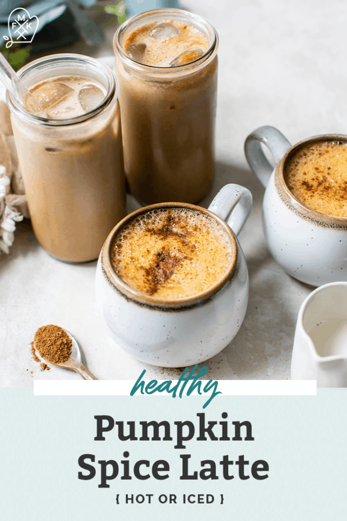 Pumpkin Spice Latte Hot Or Iced Fit Mitten Kitchen