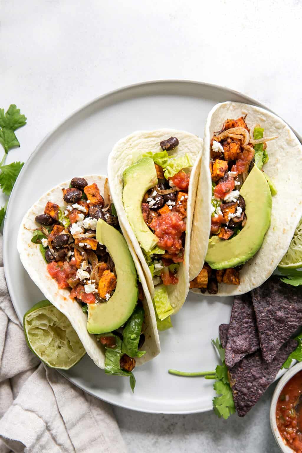Sweet Potato and Black Bean Tacos • Fit Mitten Kitchen