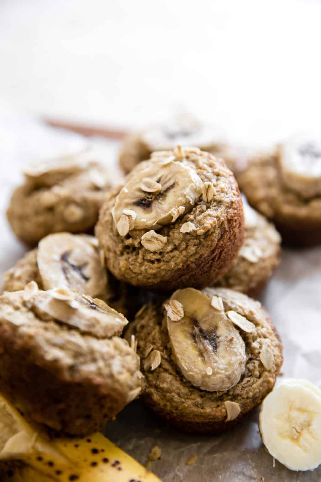 The Best Banana Oatmeal Muffins (no added sugar) • Fit Mitten Kitchen