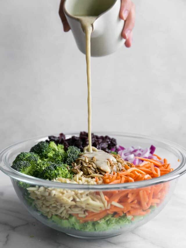 The Best Healthy Broccoli Salad • Fit Mitten Kitchen