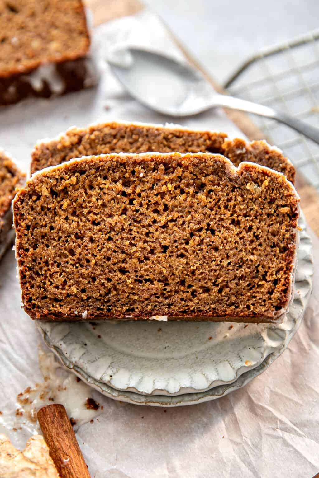 The Best Healthy Gingerbread Loaf • Fit Mitten Kitchen