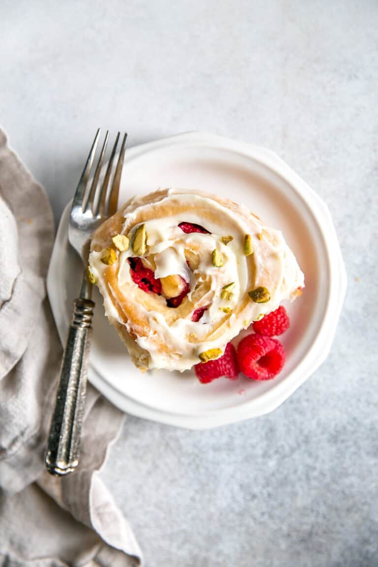 Easy Raspberry Sweet Rolls {soft & fluffy!} • Fit Mitten Kitchen