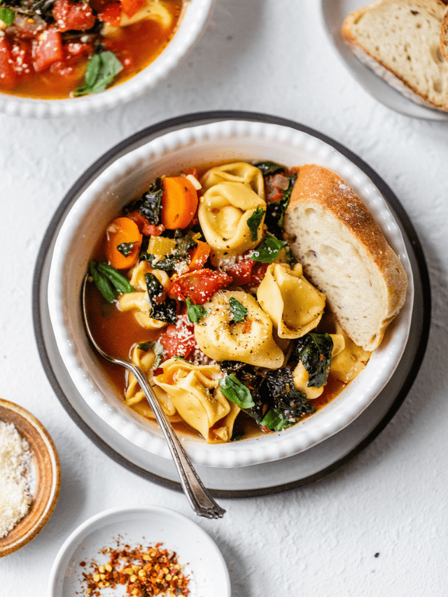 Vegetable Tortellini Soup