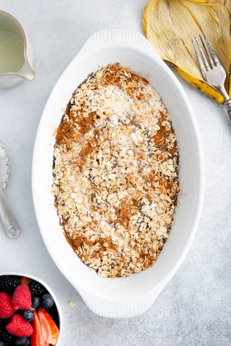 1Pan Baked Oatmeal (TikTok Recipe) • Fit Mitten Kitchen