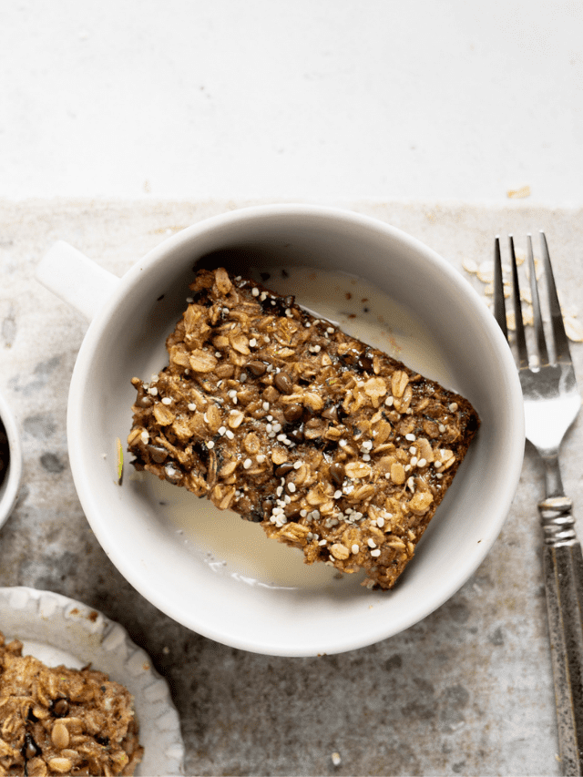 Zucchini Bread Baked Oatmeal • Fit Mitten Kitchen