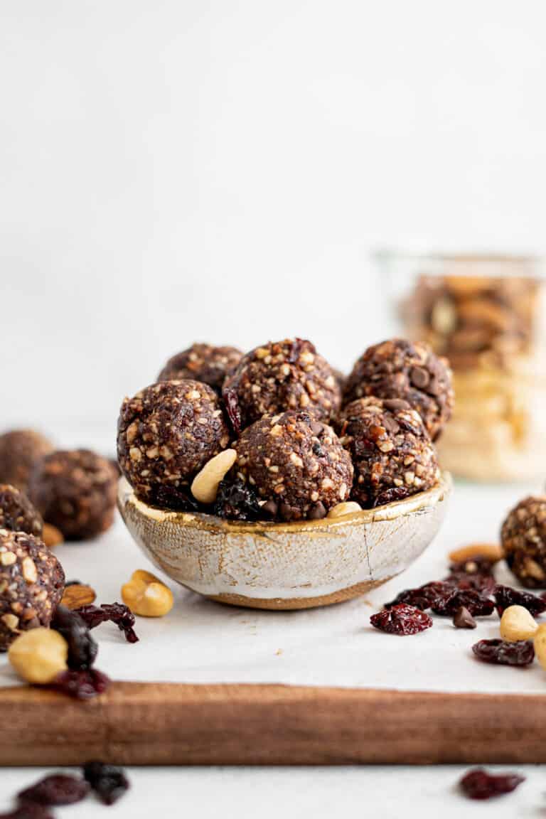 Chocolate Cherry Energy Bites • Fit Mitten Kitchen