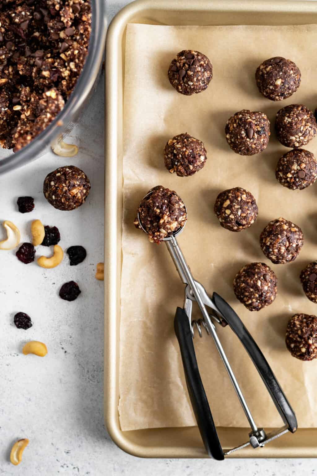 Chocolate Cherry Energy Bites • Fit Mitten Kitchen