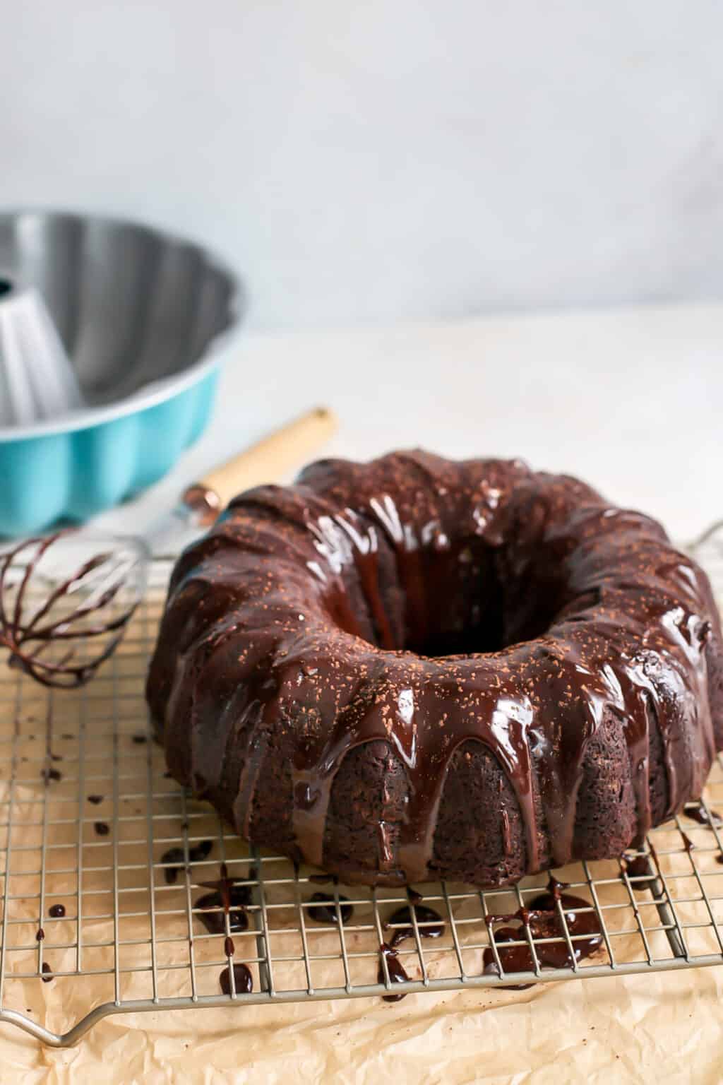 Triple Chocolate Zucchini Cake • Fit Mitten Kitchen