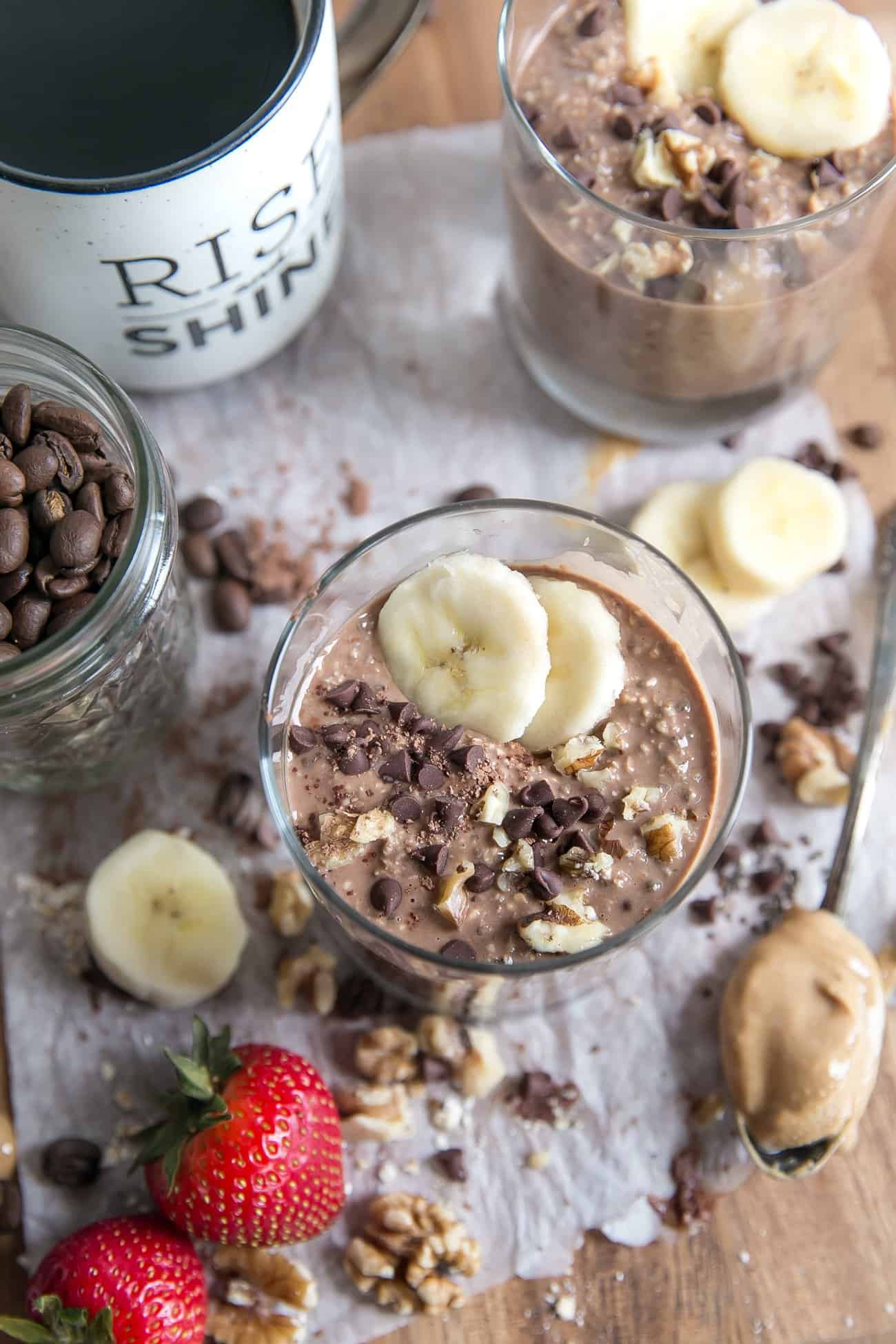 Mocha Overnight Oats • Fit Mitten Kitchen