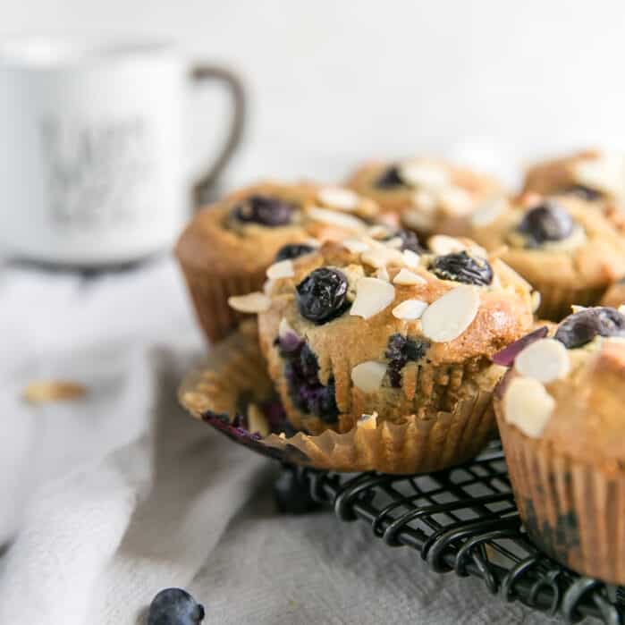 Almond Flour Blueberry Muffins • Fit Mitten Kitchen