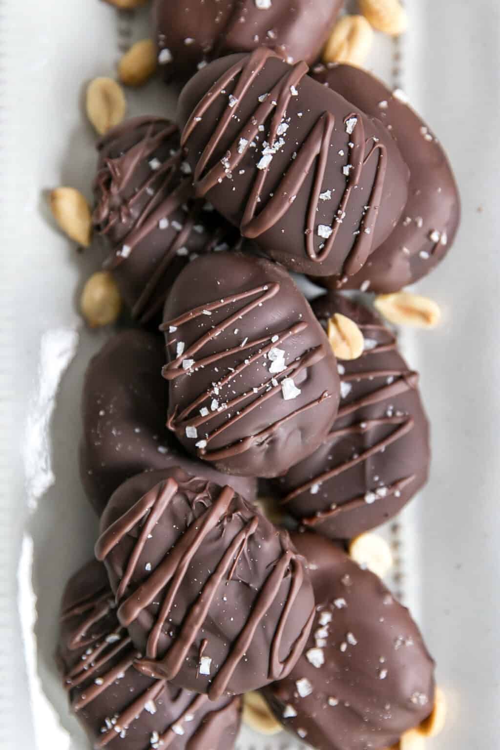 Healthy Peanut Butter Eggs • Fit Mitten Kitchen