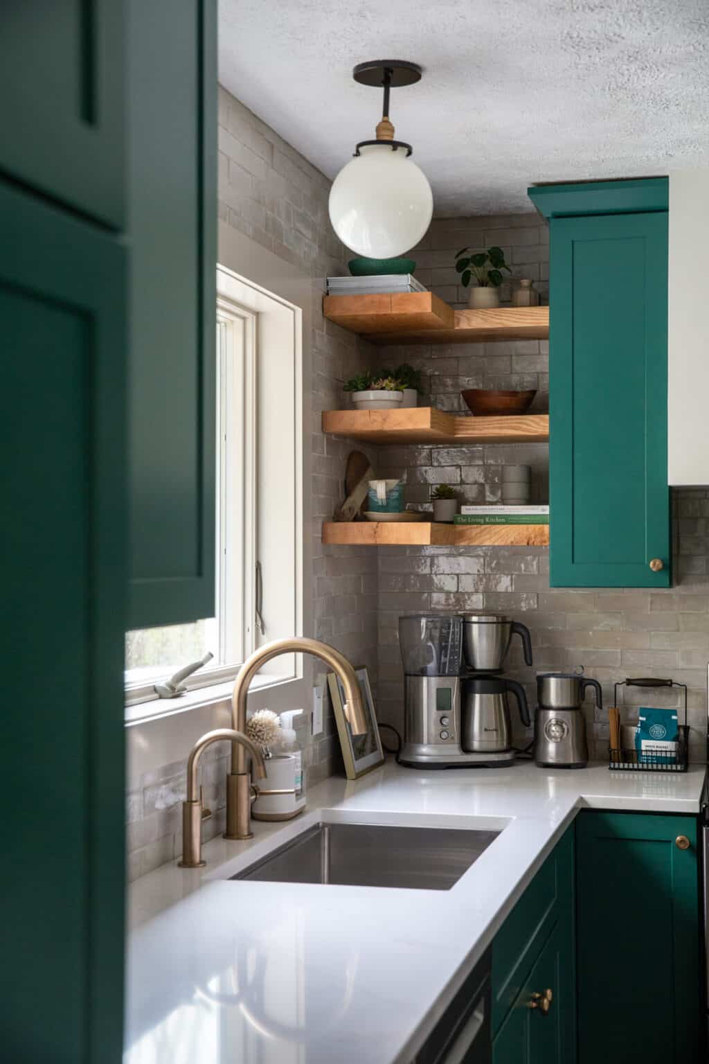 Our Teal Kitchen Remodel • Fit Mitten Kitchen