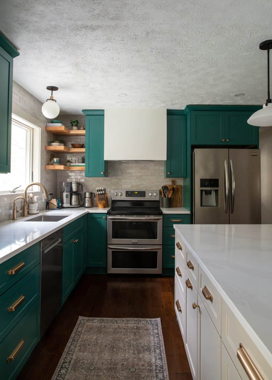 Our Teal Kitchen Remodel • Fit Mitten Kitchen