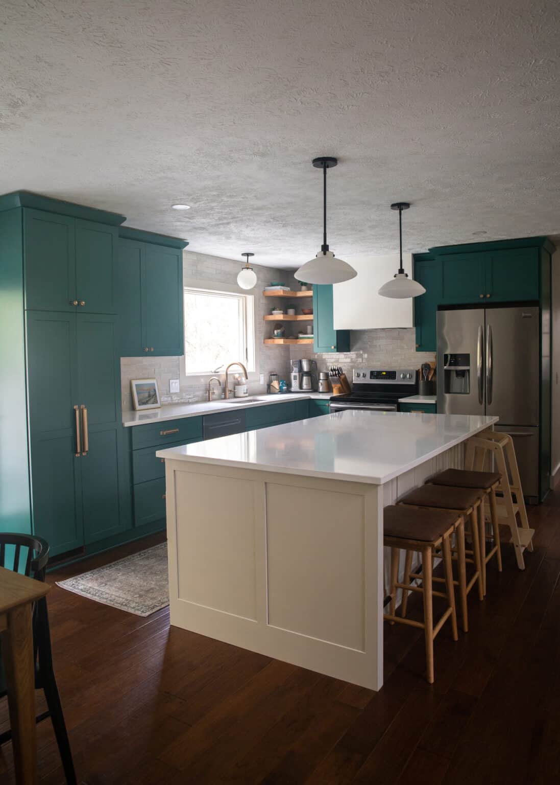 Our Teal Kitchen Remodel • Fit Mitten Kitchen