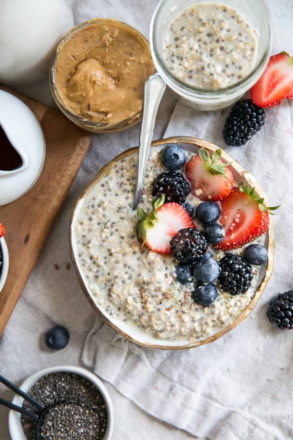 Steel Cut Overnight Oats • Fit Mitten Kitchen