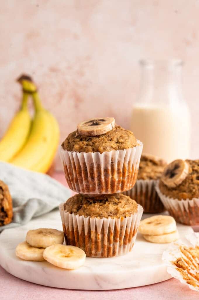 Whole Wheat Banana Muffins