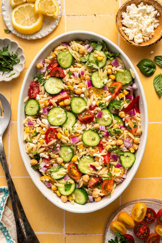 Summer Orzo Pasta Salad